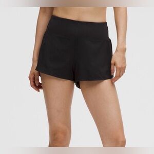 lululemon athletica Jet Black Women's Athletic Shorts
